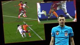 Gaziantep FK-Galatasaray maçında tartışma yaratan penaltı ve ofsayt kararları! 'Icardi'ye net sarı kart'