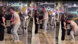 Eşini sokak ortasında aldatırken yakaladı! Ağzından çıkan tek cümle olayı özetledi