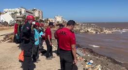 UMKE Libya'da yaraları sarmaya devam ediyor