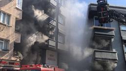 Zeytinburnu'nda tekstil atölyesinde yangın! Mahsur kalanlar kurtarıldı