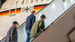 Tel Aviv'de siren sesleri! Almanya Başbakanı sığınağa gitti