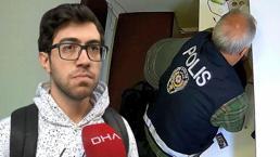 Dehşete düşüren anlar kamerada! Çalışanı döverek paraları alıp kaçtılar
