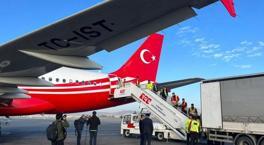 Gazze'ye yardım taşıyan Cumhurbaşkanlığı uçağı yola çıktı