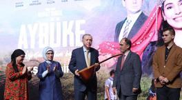 Cumhurbaşkanı Erdoğan 'Aybüke: Öğretmen Oldum Ben' filminin galasına katıldı