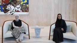 Emine Erdoğan, Katar Vakfı Başkanı ile görüştü