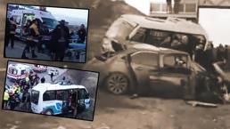 Ankara'da dolmuş ile otomobil çarpıştı: 20 yaralı