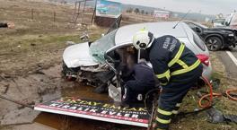Edirne'de korkunç kaza! 2 kişi hayatını kaybetti
