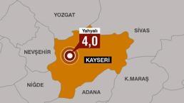 Kayseri'de saat 09.05'te deprem oldu
