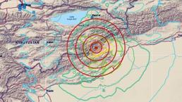 Kırgızistan'da 7 büyüklüğünde deprem