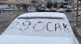 Çerkezköy beyaza büründü! Sürücüler zor anlar yaşadı