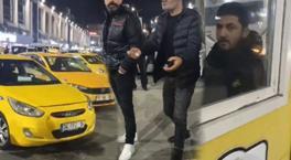 Otogarda taksicilerle müşteri arasında tartışma! 'Bizi neden götürmüyorsun'
