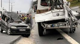 Avcılar'da zincirleme kaza! 2 kişi öldü 4 kişi yaralandı