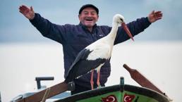 Yaren Leylek istisna, dünya bu ikiliyi konuşuyor! 'Bir kuş sayesinde kuşlar gibi uçtu'