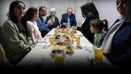 Cumhurbaşkanı Erdoğan ve Emine Erdoğan Taş ailesi ile iftar yaptı