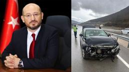Niksar Belediye Başkanı Özdilek Özcan trafik kazası yaptı