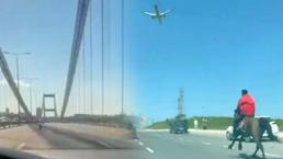 İstanbul trafiğinde hayrete düşüren anlar!