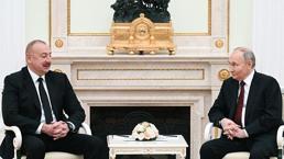 Moskova'da kritik görüşme! Aliyev ile Putin bir araya geldi