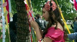 Kakava ve Hıdrellez heyecanı! Dilekler tutulup ağaçlara asıldı