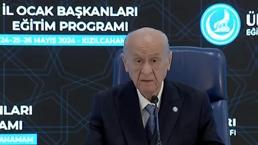 MHP lideri Bahçeli: Ülkü ocakları ve MHP ile ilgili iddialar ayağımızın altındadır