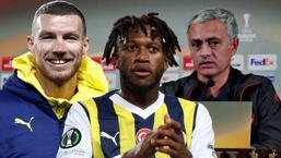 Jose Mourinho'dan sürpriz! Edin Dzeko ve Fred ile görüştü