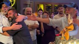 Haluk Bilginer'e sürpriz kutlama! 'Muhteşem bir şeydi'