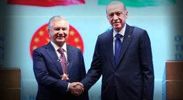 Türkiye-Özbekistan arasında tarihi gün! Mirziyoyev'e devlet nişanı verildi 