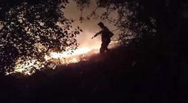 Çal'daki yangın kontrol altına alındı