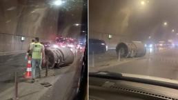 Faciadan dönüldü! Pendik'te havalandırma borusu yola düştü