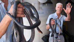 'Yılancı Osman' şov yaparken ısırıldı: Koynumda bile besliyorum, yılanlarla yatıp kalkıyorum