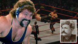 Amerikan güreşi böyle Türk görmedi! Ringde kurban kesti, spikerle tavla oynadı