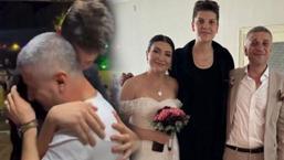 Ebrar Karakurt'un duygusal anları! Babasının düğününe katıldı