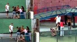 Sokak ortasında kadını yumruk ve sopa ile dövmüşlerdi! Flaş gelişme