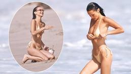 Bella Hadid, Malibu'da! Görenleri kendine hayran bıraktı