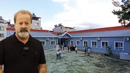 Hatay'da Yılmaz Şahutoğlu, depremde kaybettiği eşi ve iki kızının adına okul yaptırdı