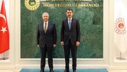 Bakan Kurum, Mansur Yavaş'ı kabul etti