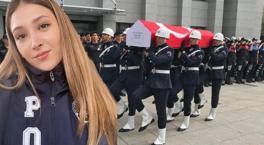 Ümraniye’de şehit edilen polis Şeyda Yılmaz için İstanbul İl Emniyet Müdürlüğü'nde tören