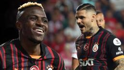 Galatasaray'da Icardi ve Osimhen hayran bıraktı! 'Avrupa takımlarında bu kadar kaliteli iki golcü yok'