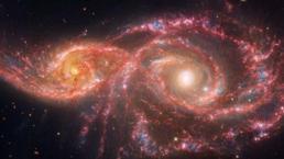 Uzay teleskopları iki galaksiyi görüntüledi! "Kanlı gözler" Dünya'yı izliyor