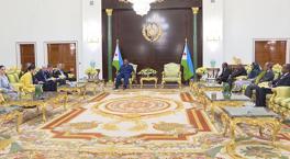 Dışişleri Bakanı Hakan Fidan, Cibuti Cumhurbaşkanı ile bir araya geldi