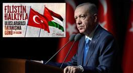 Cumhurbaşkanı Erdoğan&#x27;dan Filistin Halkıyla Uluslararası Dayanışma Günü mesajı