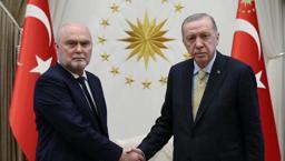 Cumhurbaşkanı Erdoğan, Sinirlioğlu'nu kabul etti