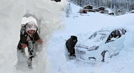 Bir&ccedil;ok kent adeta kara g&ouml;m&uuml;ld&uuml;! Her şey buz tuttu, yollar kapandı