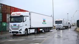 Azerbaycan Suriye'ye 200 ton gıda yardımı gönderdi