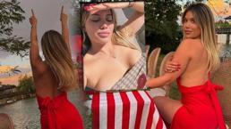 Wanda Nara'dan cesur 2025 paylaşımı! Havuz başı pozlarıyla Instagram'ı yaktı geçti