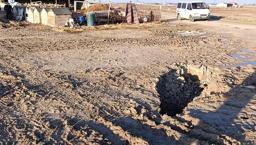 Konya'da tedirgin eden görüntü! Evlerin hemen yanında görüldü