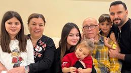 Örnek amca Alişan'dan yeğenleriyle yeni poz! Nazar boncuğu emojisiyle paylaştı