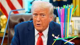 Trump'tan 'kağıt pipet' çıkışı: Plastiğe geri dönüyoruz