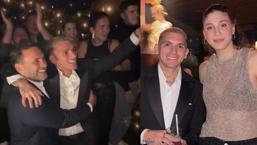 Galatasaray'da Torreira için doğum günü partisi! Okan Buruk ile dans etti