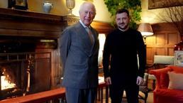 İngiltere Kralı 3. Charles, Ukrayna Devlet Başkanı Zelenskiy Ile bir araya geldi