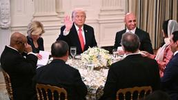 ABD Başkanı Trump Beyaz Saray'da iftar verdi